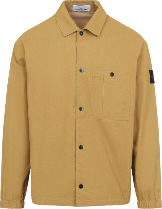 26SS 스톤 아일랜드 긴팔 셔츠 L1S151200018S0299V0034MUSTARD DIVERS - STONE ISLAND