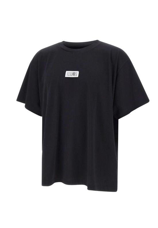 26SS MM6 메종마르지엘라 코튼 티셔츠 SH0GC0032 S24312900 BLACK