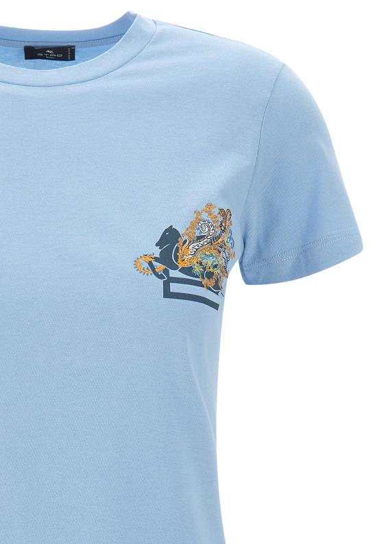 26SS 에트로 반팔 티셔츠 WRMA0006 AR473B0071 LIGHT BLUE - ETRO