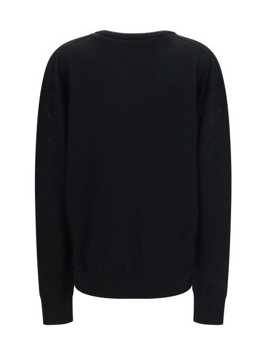 26FW 발망 스웨터 HF1KB045KJ99 0PA BLACK - BALMAIN