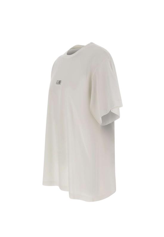 26SS MM6 메종마르지엘라 Numeric 코튼 티셔츠 SH0GC0032 M20170101 WHITE - MM6 MAISON MARGIELA