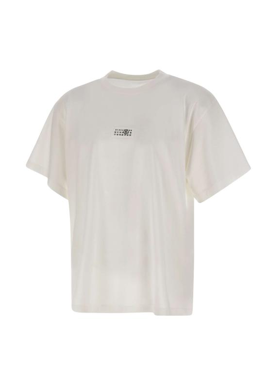 26SS MM6 메종마르지엘라 Numeric 코튼 티셔츠 SH0GC0032 M20170101 WHITE