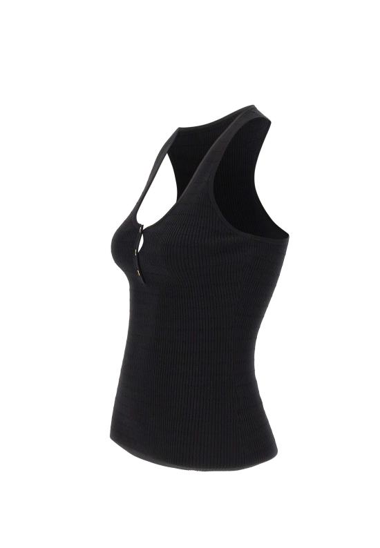 26SS 엘리자베타프랜치 민소매 티셔츠 TK75B61E2 110 BLACK - ELISABETTA FRANCHI