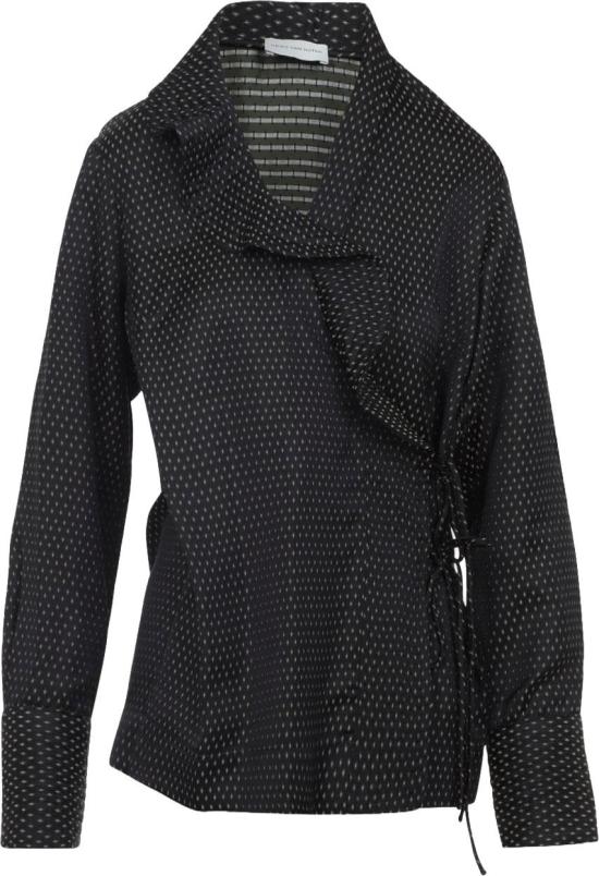 25FW 드리스 반 노튼 긴팔 셔츠 2520107852350900BLACK DIVERS - DRIES VAN NOTEN