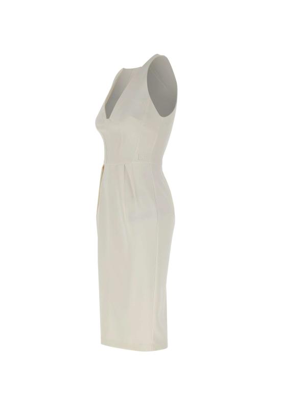 26SS 엘리자베타프랜치 미디 원피스 AB94162E2 360 WHITE - ELISABETTA FRANCHI
