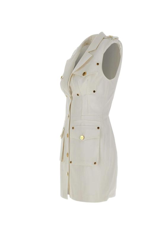 26SS 엘리자베타프랜치 숏 원피스 AB92861E3 360 WHITE - ELISABETTA FRANCHI