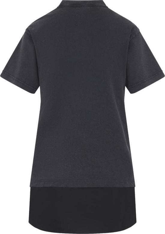 26SS 발렌시아가 숏 원피스 858621TTVU29374FADEDBLACK DIVERS - BALENCIAGA