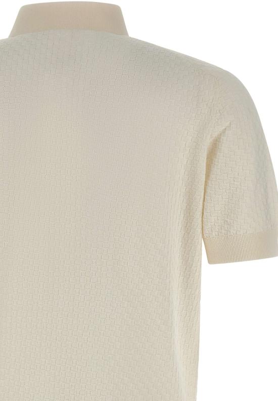 26SS 필리포 드 로렌티스 폴로 티셔츠 PL1MC CR14Q020 WHITE - FILIPPO DE LAURENTIIS