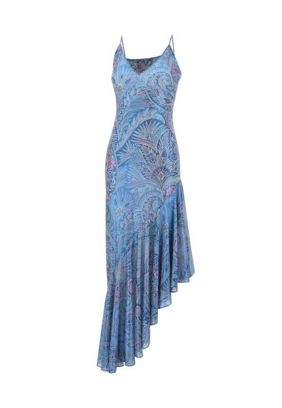 26SS 에트로 롱 원피스 WRHA0595 99IAS82X0887 BLUE