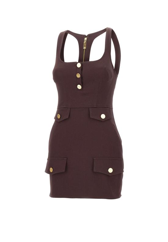 26SS 엘리자베타프랜치 숏 원피스 AB96962E2 644 BROWN