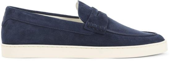 26SS 브루넬로 쿠치넬리 스웨이드 로퍼 스니커즈 MZUSOLP312C8862BLUE DIVERS