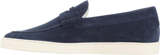 26SS 브루넬로 쿠치넬리 스웨이드 로퍼 스니커즈 MZUSOLP312C8862BLUE DIVERS - BRUNELLO CUCINELLI