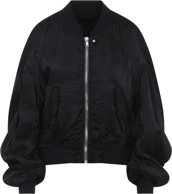 26SS 릭 오웬스 봄버 자켓 RP01F6744N09BLACK DIVERS - RICK OWENS