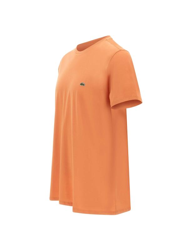 26SS 라코스테 피마 코튼 저지 크루넥 티셔츠 TH6709 IY0 ORANGE - LACOSTE