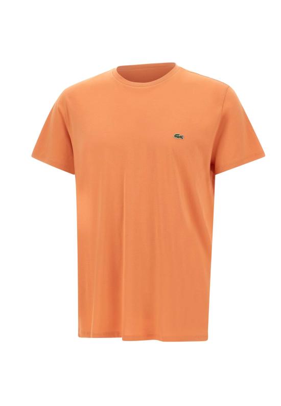 26SS 라코스테 피마 코튼 저지 크루넥 티셔츠 TH6709 IY0 ORANGE