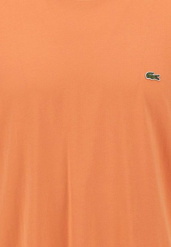 26SS 라코스테 피마 코튼 저지 크루넥 티셔츠 TH6709 IY0 ORANGE - LACOSTE