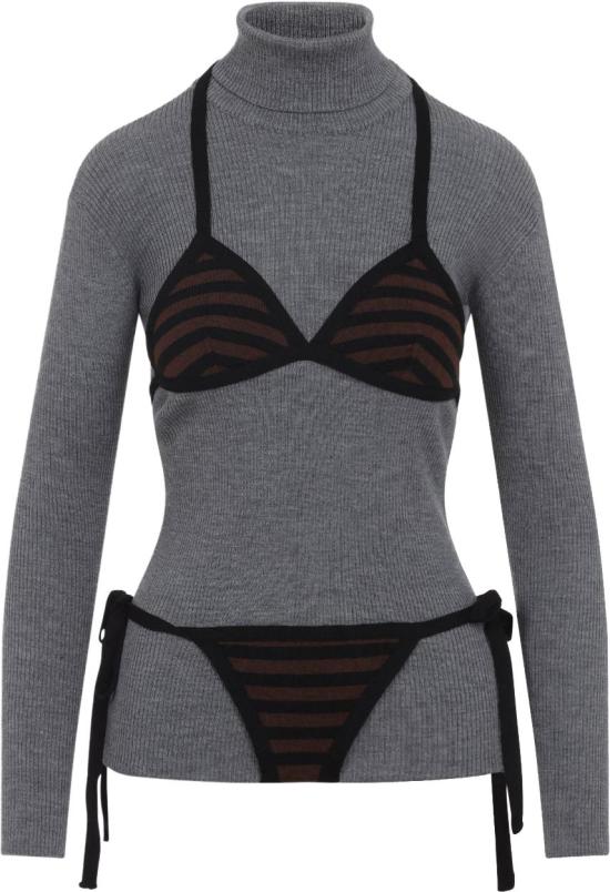 26SS 모스키노 터틀넥 261E092705002497FANTASIAGRIGIO DIVERS - MOSCHINO