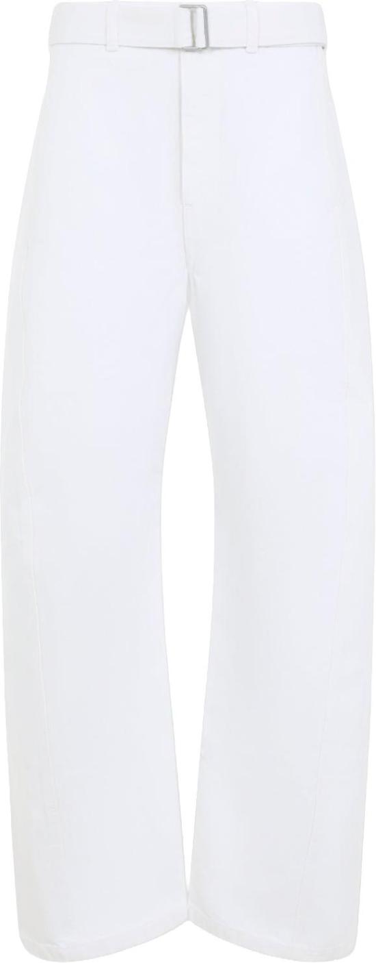 26SS 르메르 트위스트 벨티드 팬츠 PA326LD1070WH086MILK DIVERS - LEMAIRE