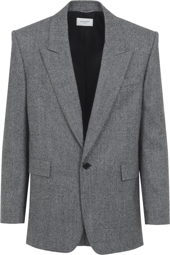  생로랑 수트 자켓 837196Y5H541095NOIRCRAIE DIVERS - SAINT LAURENT