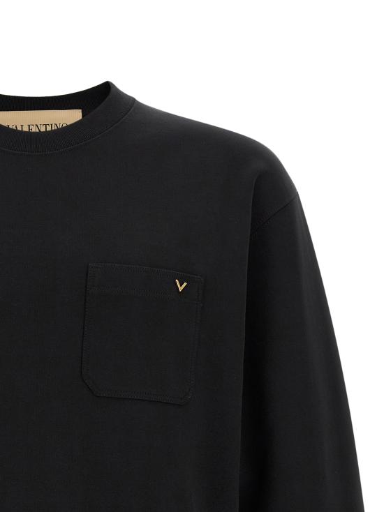 26FW 발렌티노 가라바니 긴팔 티셔츠 V3MF28RBHH0NO Black - VALENTINO GARAVANI