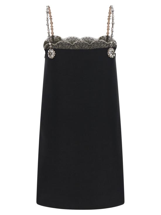 26FW 발렌티노 가라바니 숏 원피스 B3VAH891CFNUD Black - VALENTINO GARAVANI