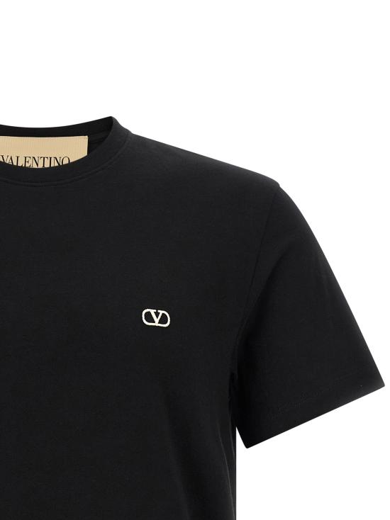 26FW 발렌티노 가라바니 반팔 티셔츠 V3MG10VBMM0NO Black - VALENTINO GARAVANI