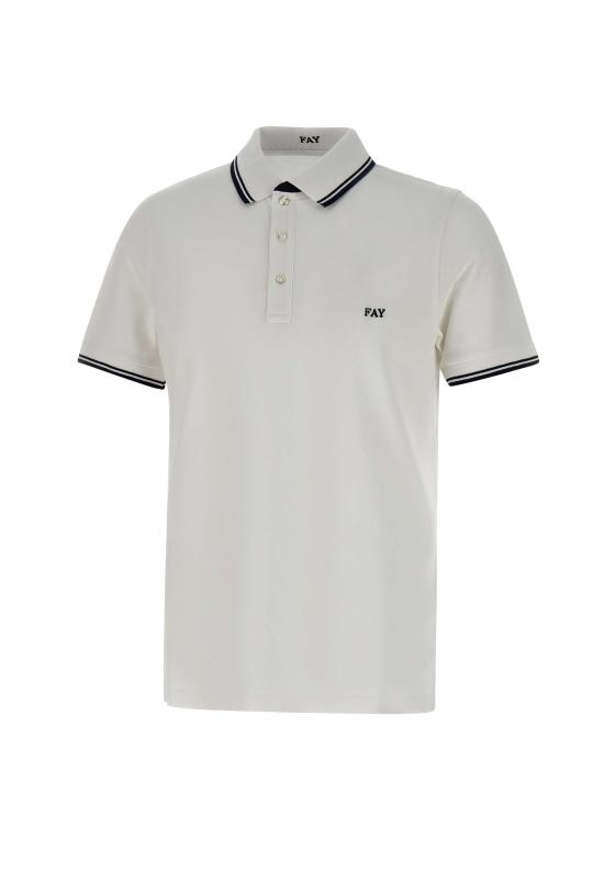 25SS 페이 폴로 티셔츠 NPMB250140STDW B001 WHITE