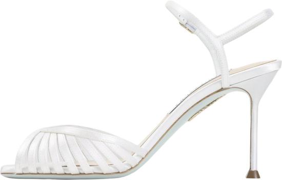 26SS 아쿠아주라 힐/펌프스 HDMMIDBRSATFFFWHITE DIVERS - AQUAZZURA