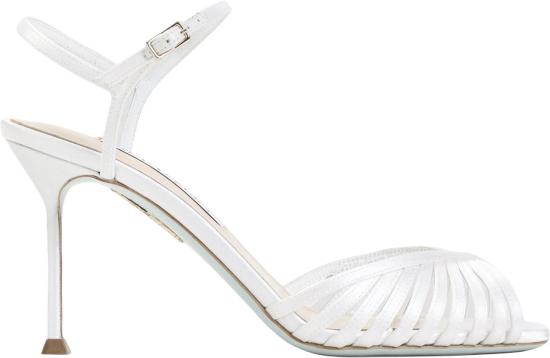 26SS 아쿠아주라 힐/펌프스 HDMMIDBRSATFFFWHITE DIVERS - AQUAZZURA