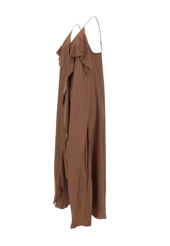 25SS 카오스 롱 원피스 QPJAR002 6006 Brown - KAOS