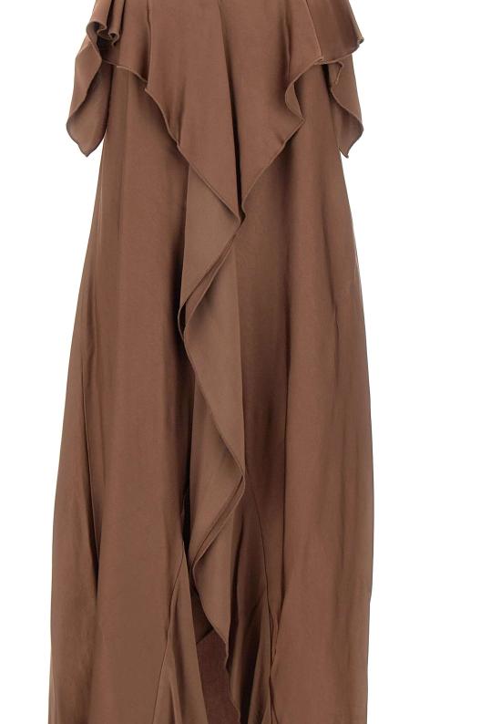 25SS 카오스 롱 원피스 QPJAR002 6006 Brown - KAOS