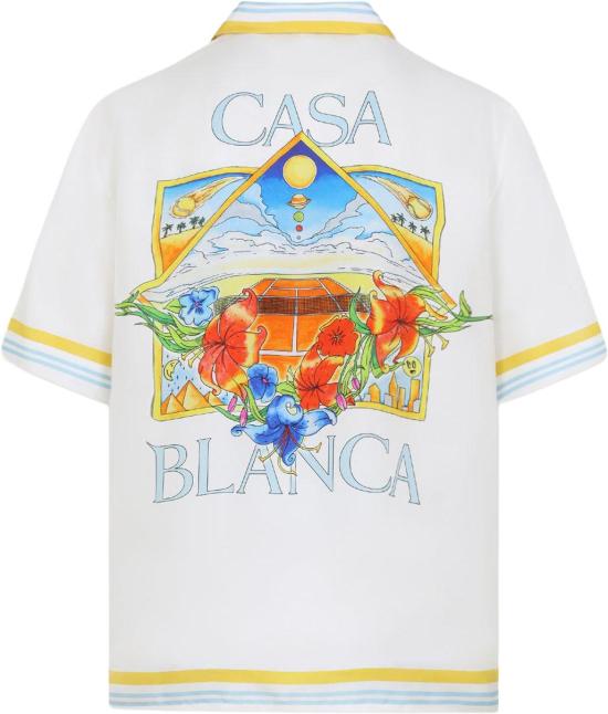 26SS 카사블랑카 반팔 셔츠 MSS26SH00304WHITE DIVERS - CASABLANCA