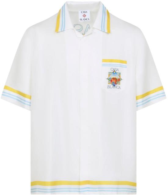 26SS 카사블랑카 반팔 셔츠 MSS26SH00304WHITE DIVERS