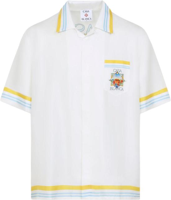 26SS 카사블랑카 반팔 셔츠 MSS26SH00304WHITE DIVERS - CASABLANCA
