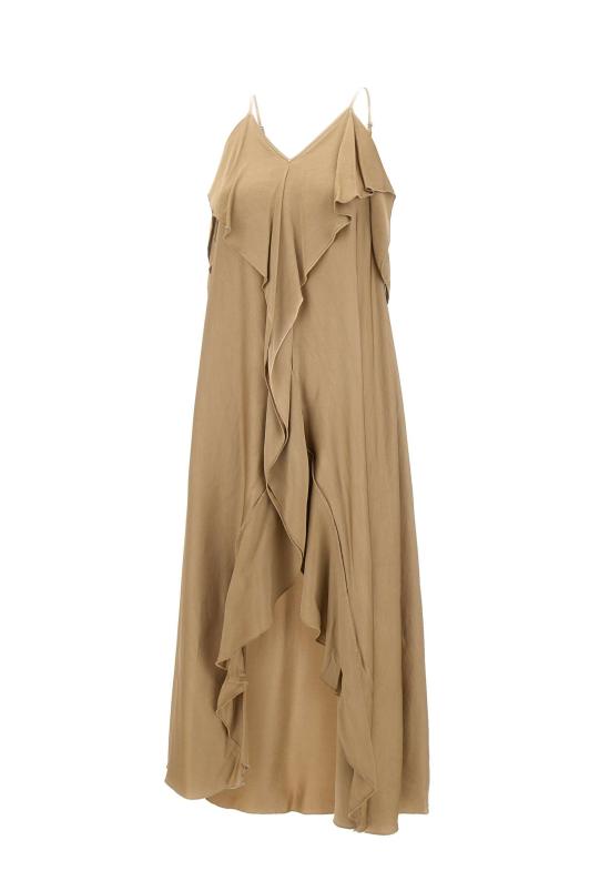 25SS 카오스 롱 원피스 QPJAR002 1066 Beige