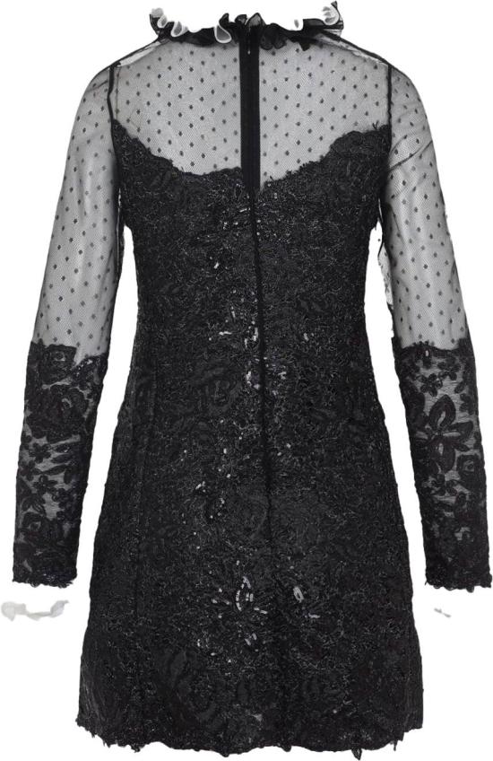 26FW 지암바티스타 발리 숏 원피스 25FWSVTE500784BIS9999BLACK DIVERS - GIAMBATTISTA VALLI