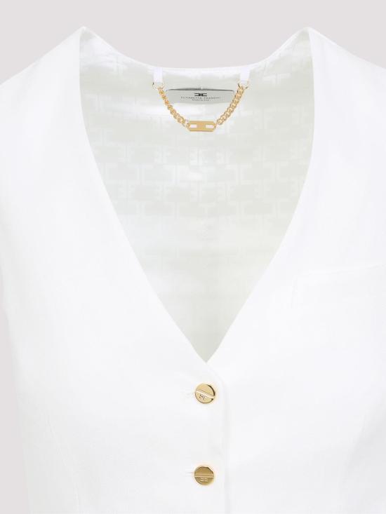 26SS 엘리자베타프랜치 베스트 GL00862E2360 Cream - ELISABETTA FRANCHI