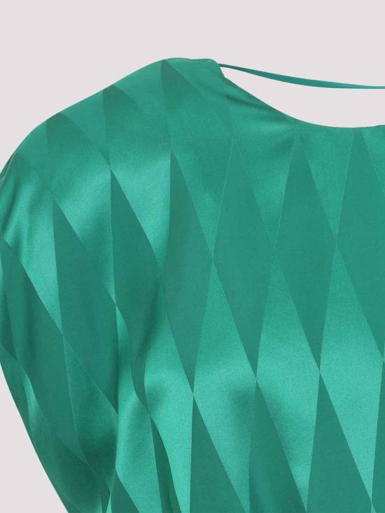 26SS 베르사체 미디 원피스 10251301A182341GC50 Green - VERSACE