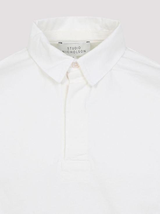 26SS 스튜디오 니콜슨 폴로 티셔츠 ALYKSNM1483PARCHMENT White - STUDIO NICHOLSON