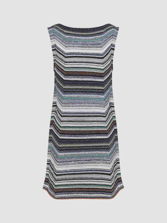 26SS 미소니 미디 원피스 DS26SG39BK01IPSMSO4 Blue - MISSONI