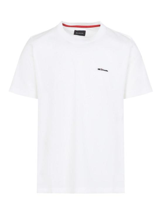26SS 키톤 반팔 티셔츠 UMK1274A0240006 White