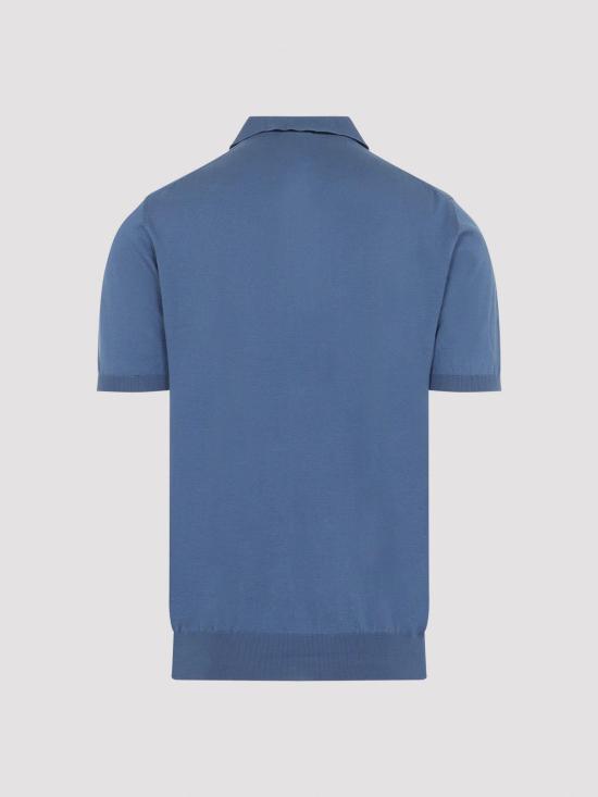 26SS 키톤 폴로 티셔츠 UMKXX33K354000 Blue - KITON