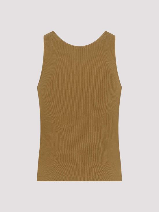 26SS 생로랑 민소매 티셔츠 818532Y37EC2590 Brown - SAINT LAURENT