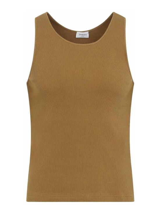 26SS 생로랑 민소매 티셔츠 818532Y37EC2590 Brown