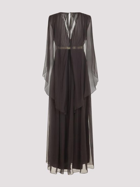 26SS 알베르타 페레티 롱 원피스 046401151103 Brown - ALBERTA FERRETTI