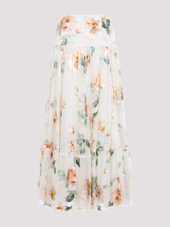 26SS 짐머만 롱 스커트 7883SS263CRRO Cream - ZIMMERMANN