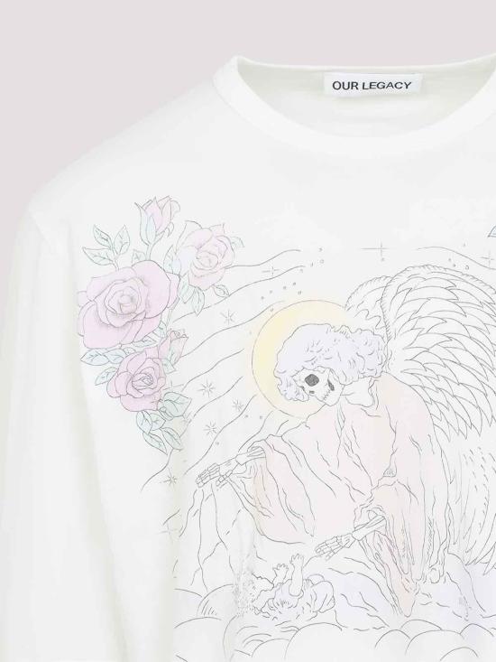 26SS 아워레가시 크루즈 롱슬리브 폴른 엔젤 프린트 M2266CFPFAREWELL White - OUR LEGACY