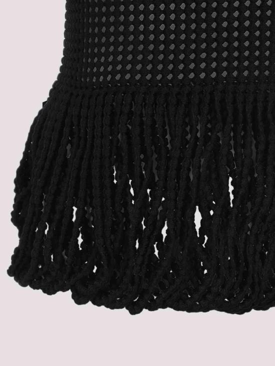 26SS 알라이아 민소매 티셔츠 AA9H1454K181C995 Black - ALAIA