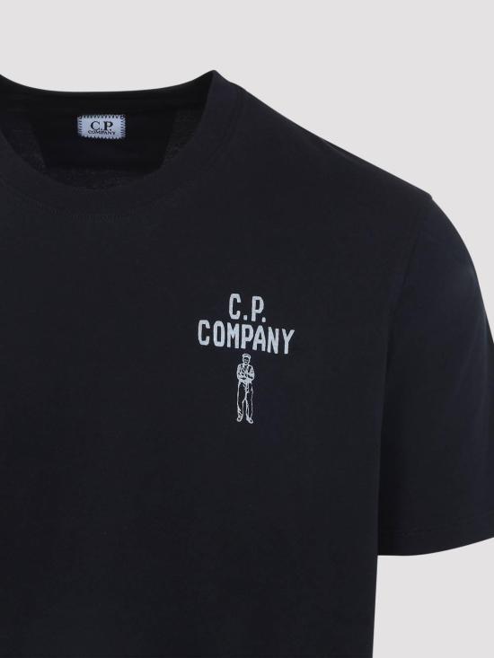 26SS 씨피 컴퍼니 30/1 Pd 저지 숏슬리브 티셔츠 20CMTS174A110579W888 Blue - C.P. COMPANY