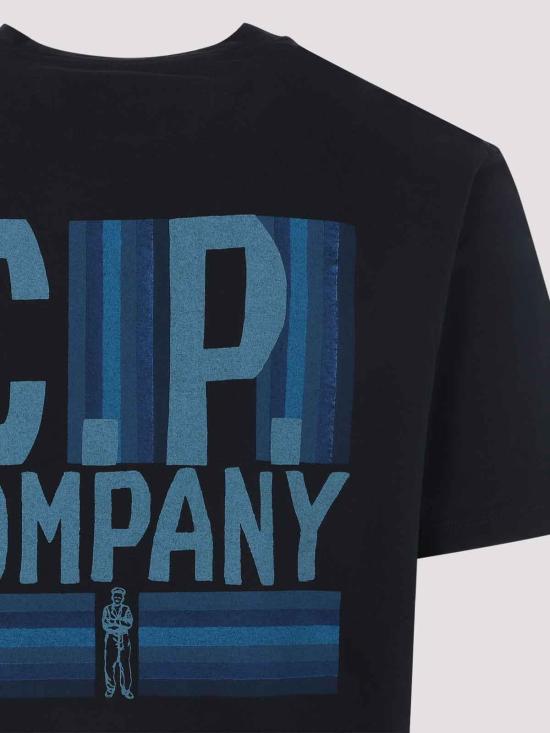 26SS 씨피 컴퍼니 30/1 Pd 저지 숏슬리브 티셔츠 20CMTS174A110579W888 Blue - C.P. COMPANY